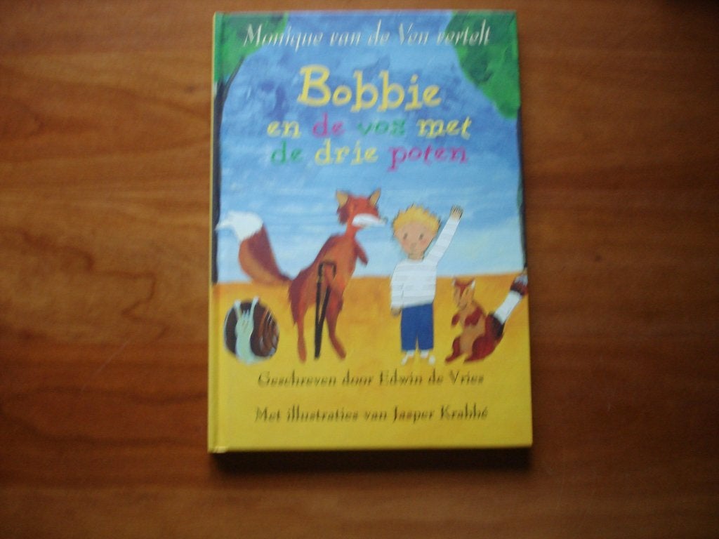 kleuter.05(706) bobbie en de vos met de drie poten ; monique, Ophalen of Verzenden, Zo goed als nieuw, Fictie algemeen, Voorleesboek