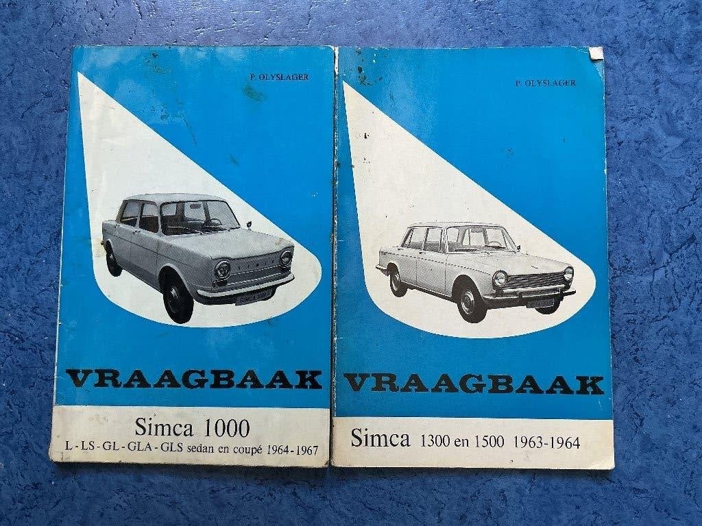 Vraagbaken Simca 1000 (1964-1967) + 1300 en 1500 (1963-1964), Verzenden