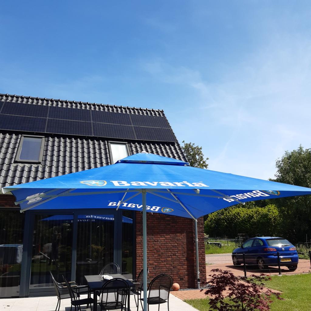 Bavaria 4x4 parasol, Ophalen, Gebruikt, 8 meter of meer, Overige typen