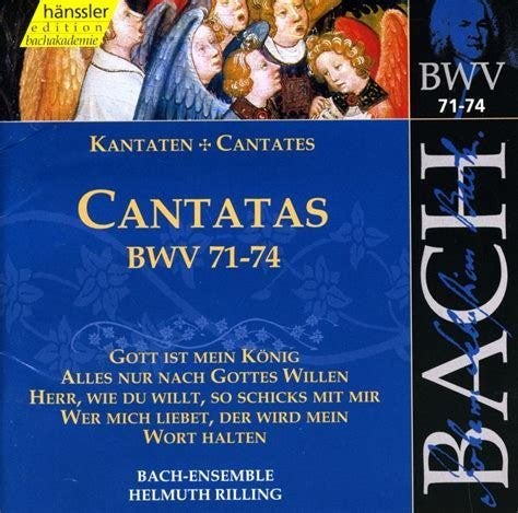 Bach Cantatas BWV 71-74 Bach Ensemble Rilling [Hänssler], Ophalen of Verzenden, Classicisme, Zo goed als nieuw, Kamermuziek