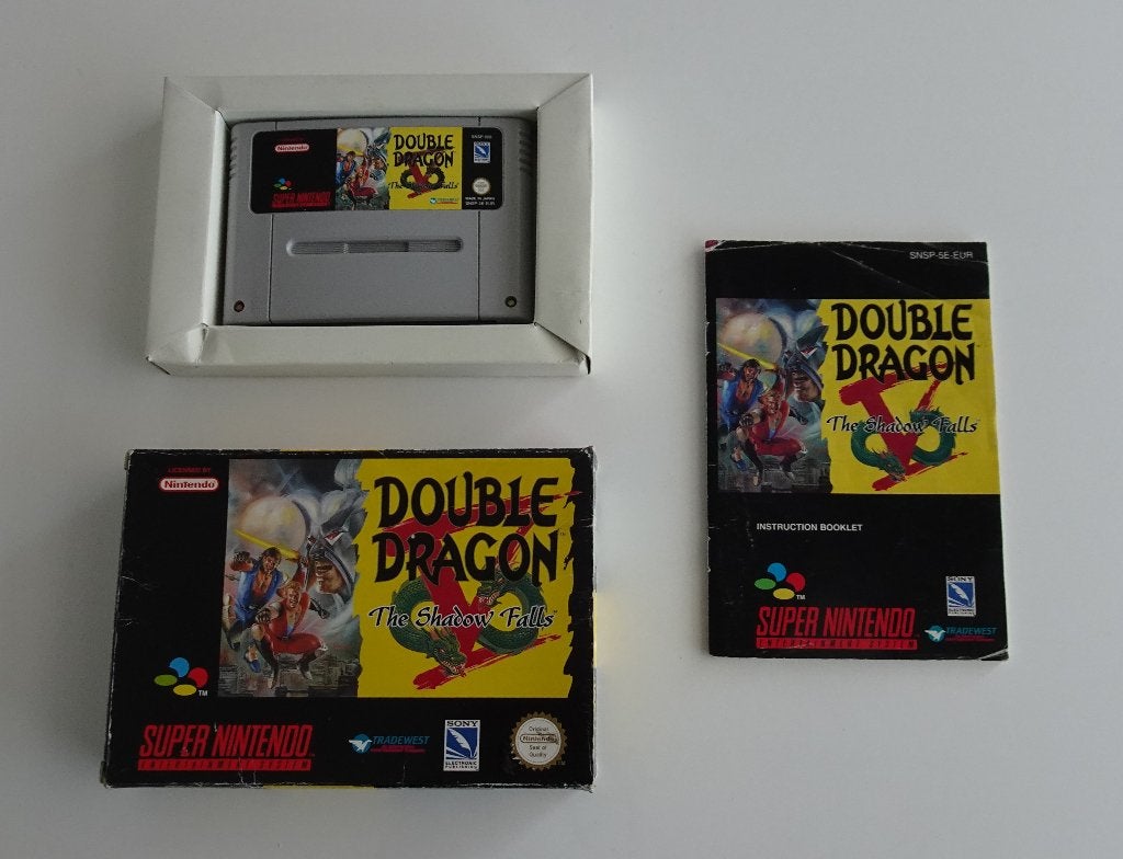 Double Dragon V: The Shadow Falls compleet Super Nintendo, Spelcomputers en Games, Ophalen, Vechten, 2 spelers, Zo goed als nieuw