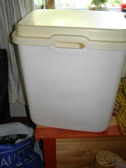 Witte retro wasmand, Verzamelen, Retro, Ophalen of Verzenden, Huis en Inrichting