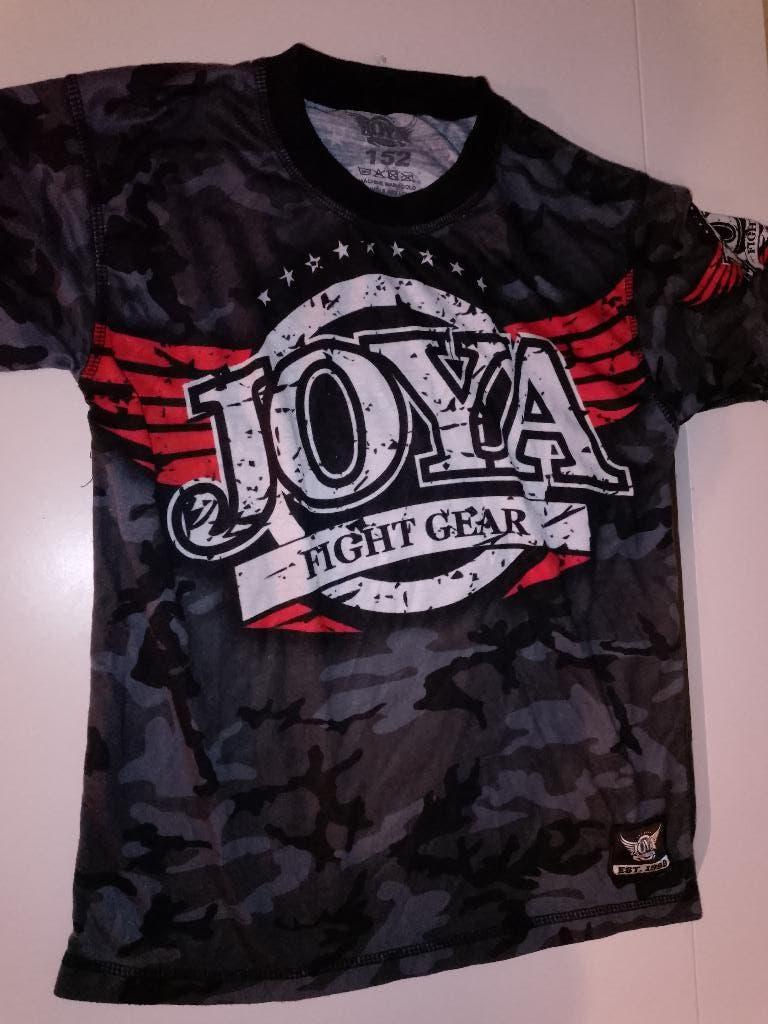 Stoer Joya Camouflage Kickboks T-shirt – Maat 152 – ZGST!, Joya, Ophalen of Verzenden, Zo goed als nieuw, Shirt of Longsleeve