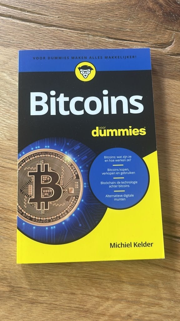 Bitcoins voor Dummies - Michiel Kelder, Ophalen of Verzenden, Zo goed als nieuw, Geld en Beleggen, Michiel Kelder
