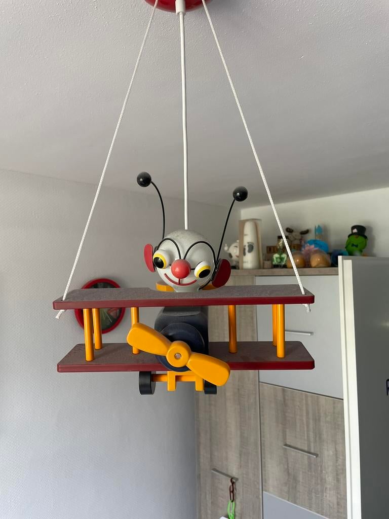 Kinderlamp vliegtuig, Ophalen of Verzenden, Gebruikt, Minder dan 50 cm
