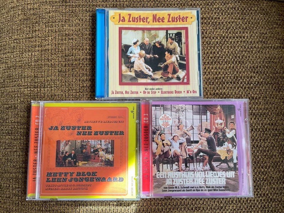 Ja Zuster, Nee Zuster - cd en cd2 en cd3, Cd's en Dvd's, Boxset, Ophalen of Verzenden, Zo goed als nieuw, Inclusief boekje