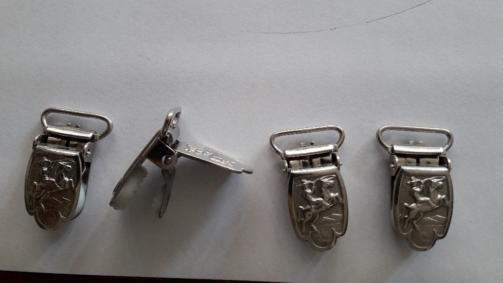 bretelclips ruiter te paard, Ophalen of Verzenden