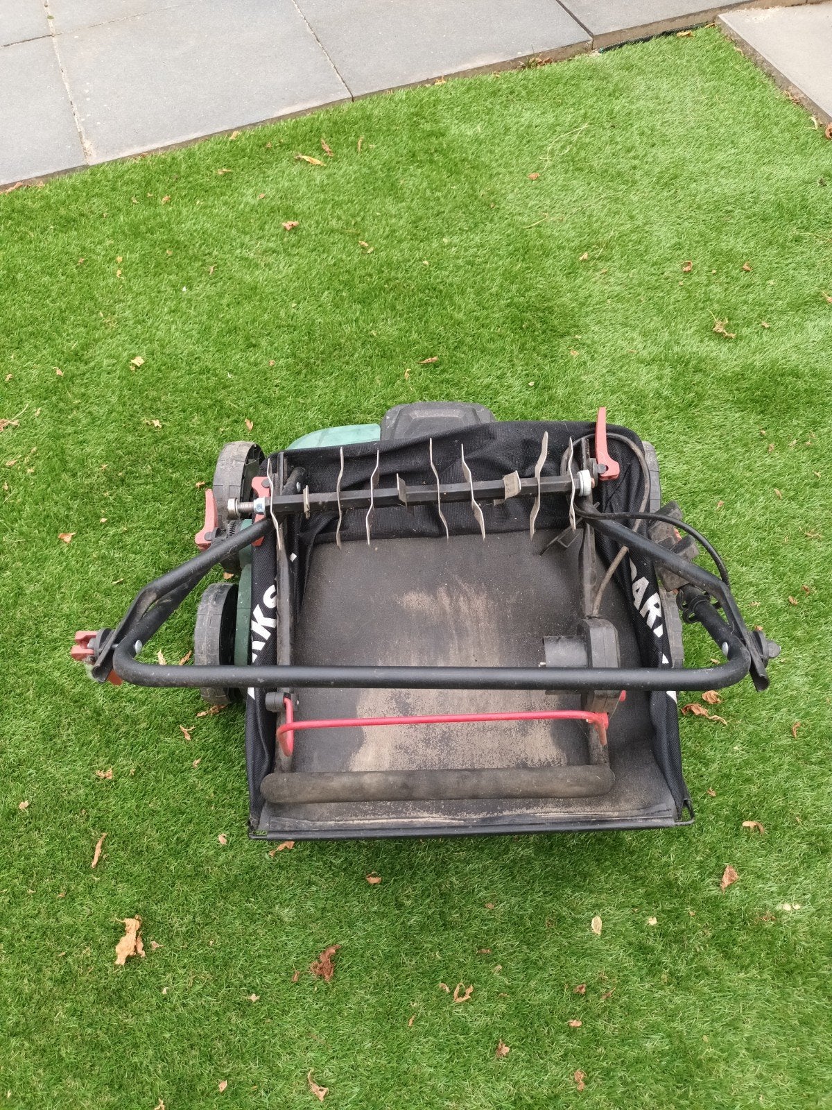 Parkside Verticuteermachine en Elektrische Grasmaaier, Ophalen, Gebruikt, Elektrische grasmaaier, KOS