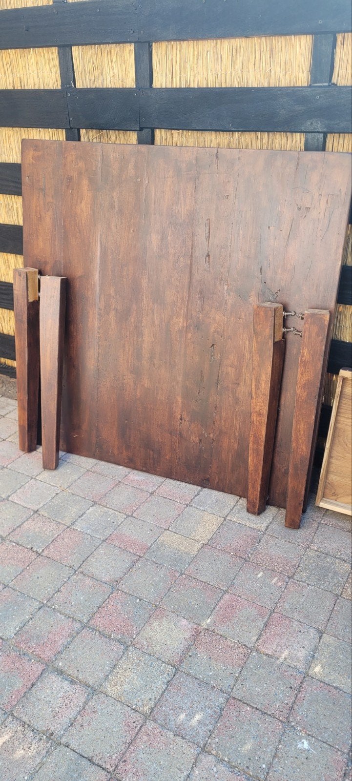 eettafel 120×120 koloniaal, Huis en Inrichting, Ophalen, Gebruikt, Eikenhout, 50 tot 100 cm