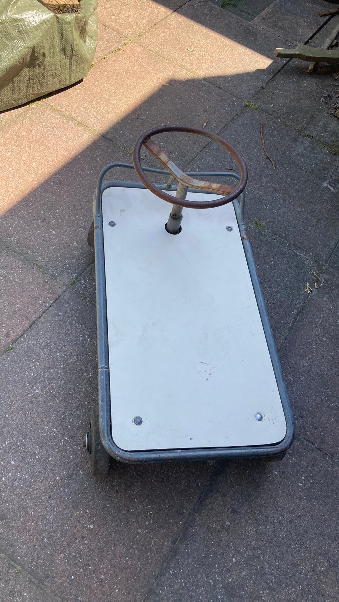 Duwkar stuurkar vintage goede staat, Ophalen, Gebruikt, Overige merken