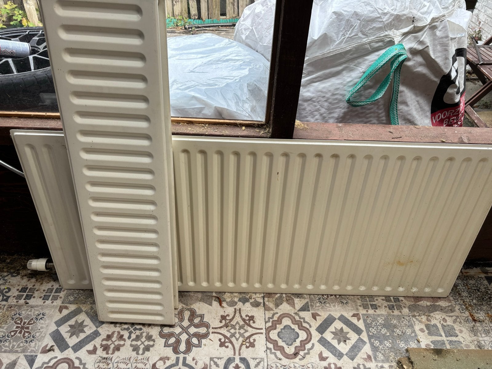 2 stuks Radiatoren, diverse maten, Ophalen, Gebruikt, Radiator, 150 cm of meer