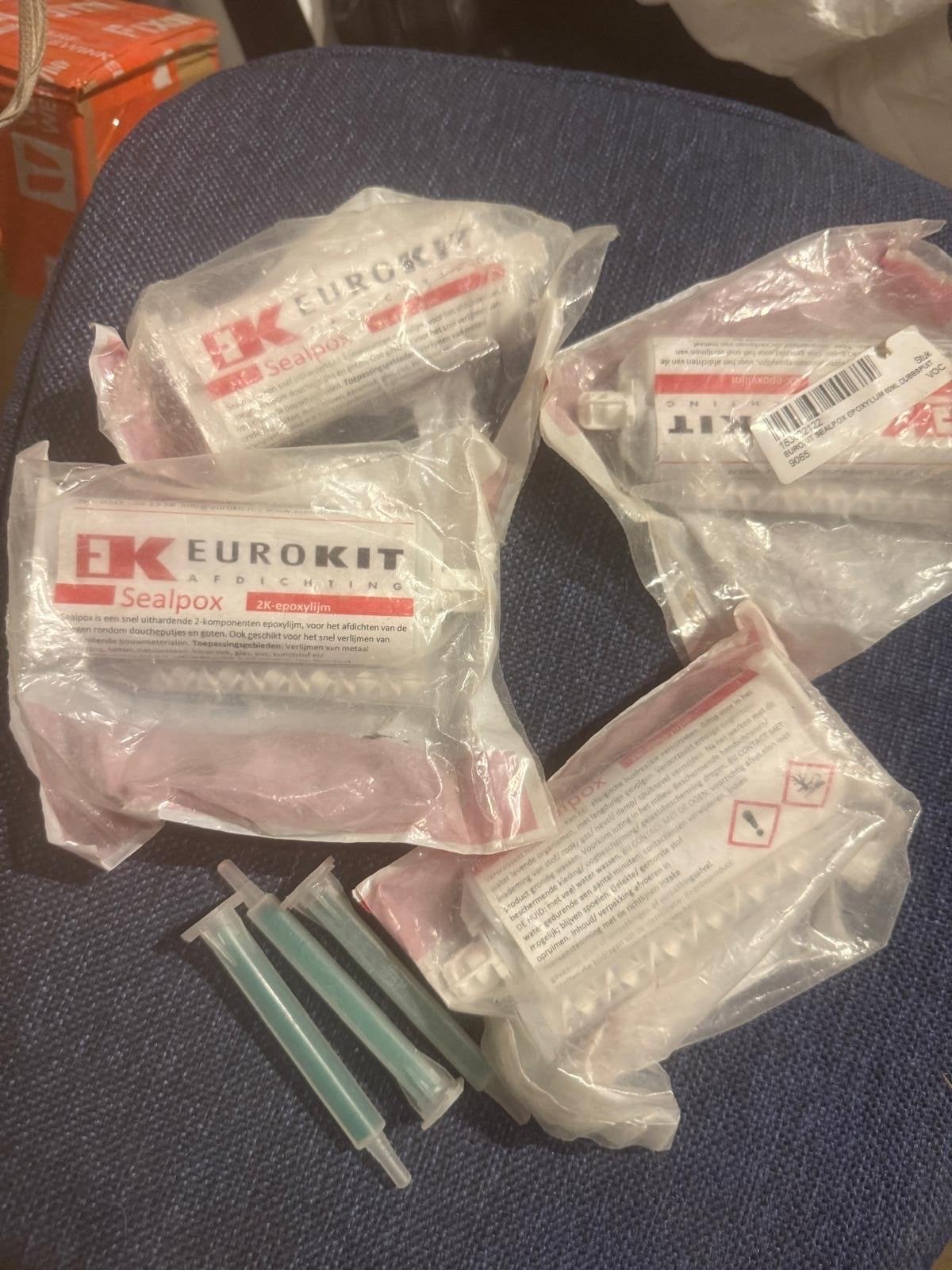 Eurokit Sealpox 2K-epoxylijm - 4 stuks, Ophalen, Nieuw