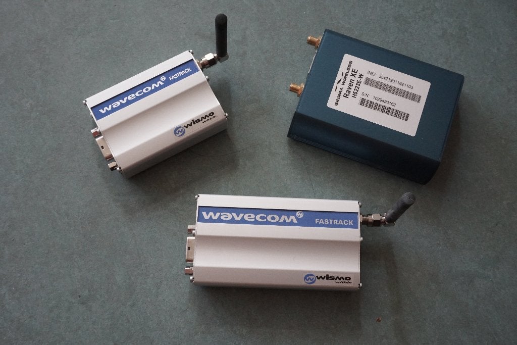 3 Sierra Wireless Raven en Wavecom Fastrack modems/gateways, Verzenden, Nieuw
