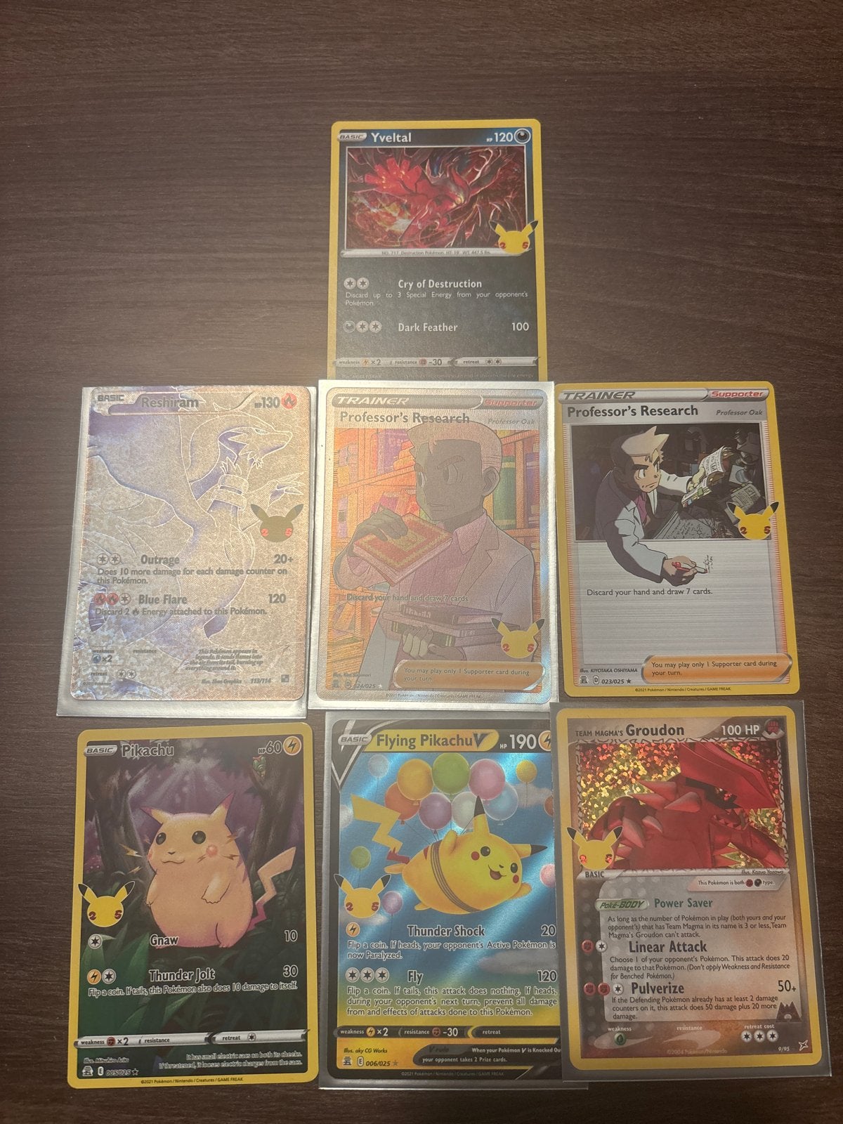 Dubbele Pokémon 25th Celebration kaarten - Ruilen/Verkopen, Ophalen of Verzenden, Nieuw, Meerdere kaarten, Foil