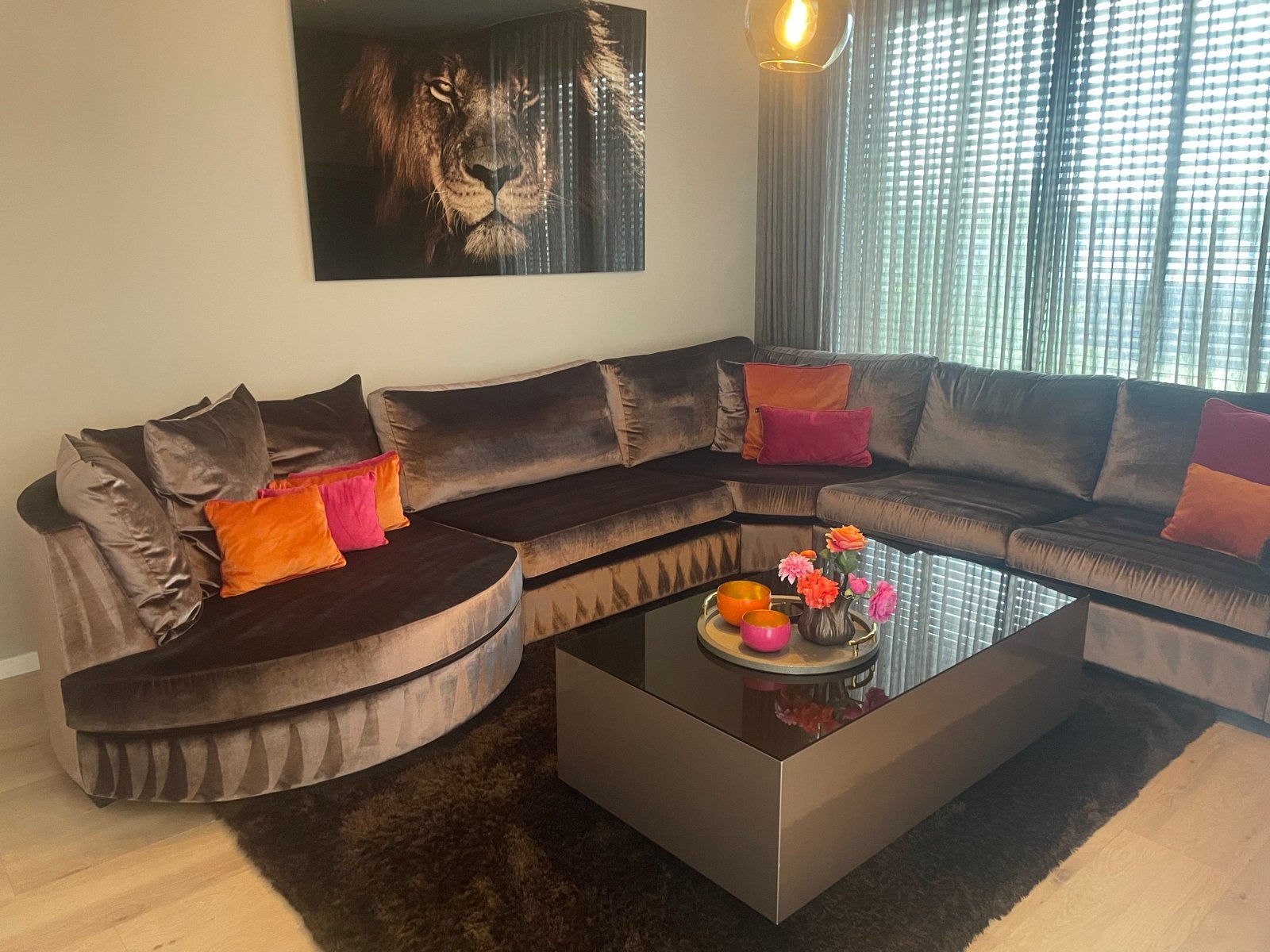 Complete set - bank, salontafel, eettafel, eetstoelen, bankj, Huis en Inrichting, Banken | Complete zithoeken, Ophalen, Zo goed als nieuw