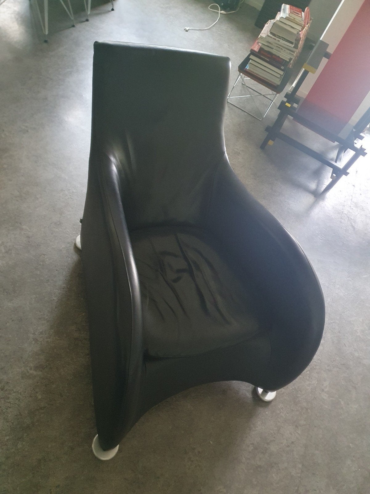 Montis fauteuil Loge, Huis en Inrichting, Fauteuils, Ophalen, Zo goed als nieuw, Leer, 50 tot 75 cm