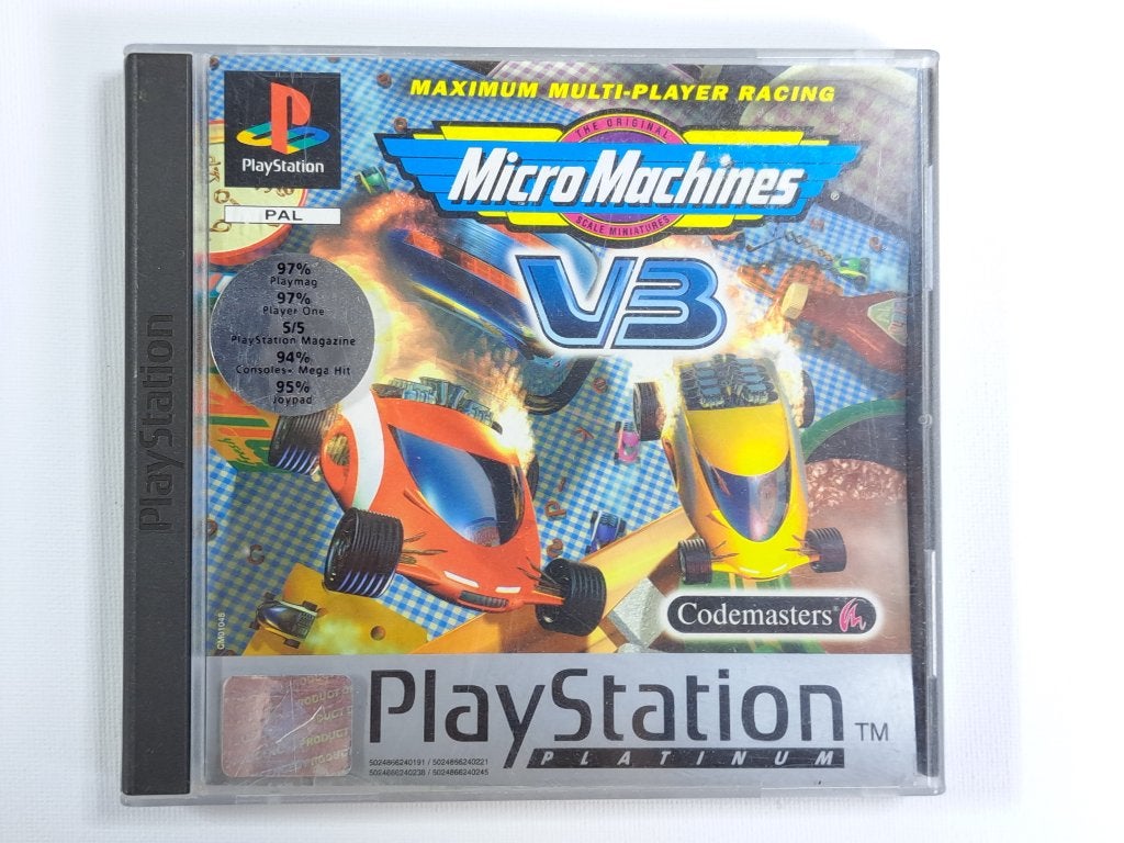 Micro Machines V3 - PlayStation - Platinum - PAL - Compleet, Spelcomputers en Games, Games | Sony PlayStation 1, Sony Interactive Entertainment Network Europe Limited