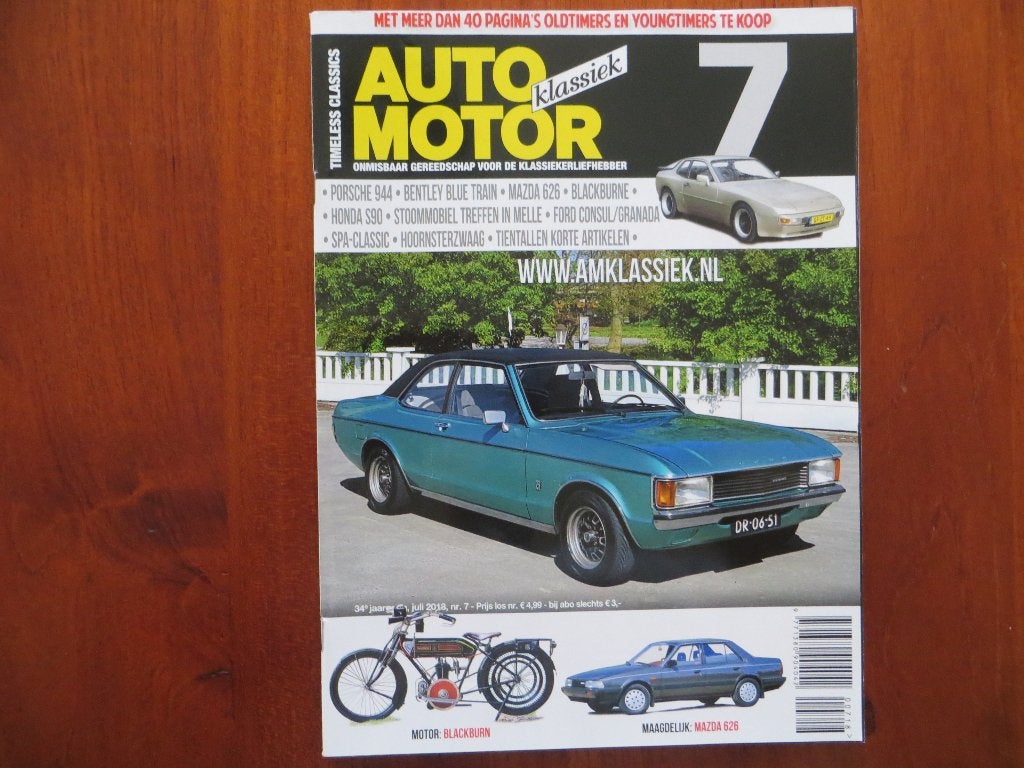 Auto Motor Klassiek 7 2018 Porsche 944, Bentley Blue Train, Boeken, Auto's | Folders en Tijdschriften, Ophalen of Verzenden, Nieuw