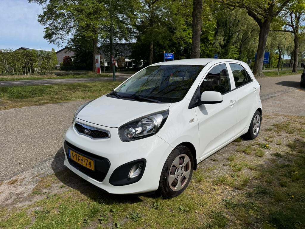 Kia Picanto 1.0 Cvvt 5-DRS 2014 Wit, Auto's, Kia, Voorwielaandrijving, 400 kg, Wit, Origineel Nederlands