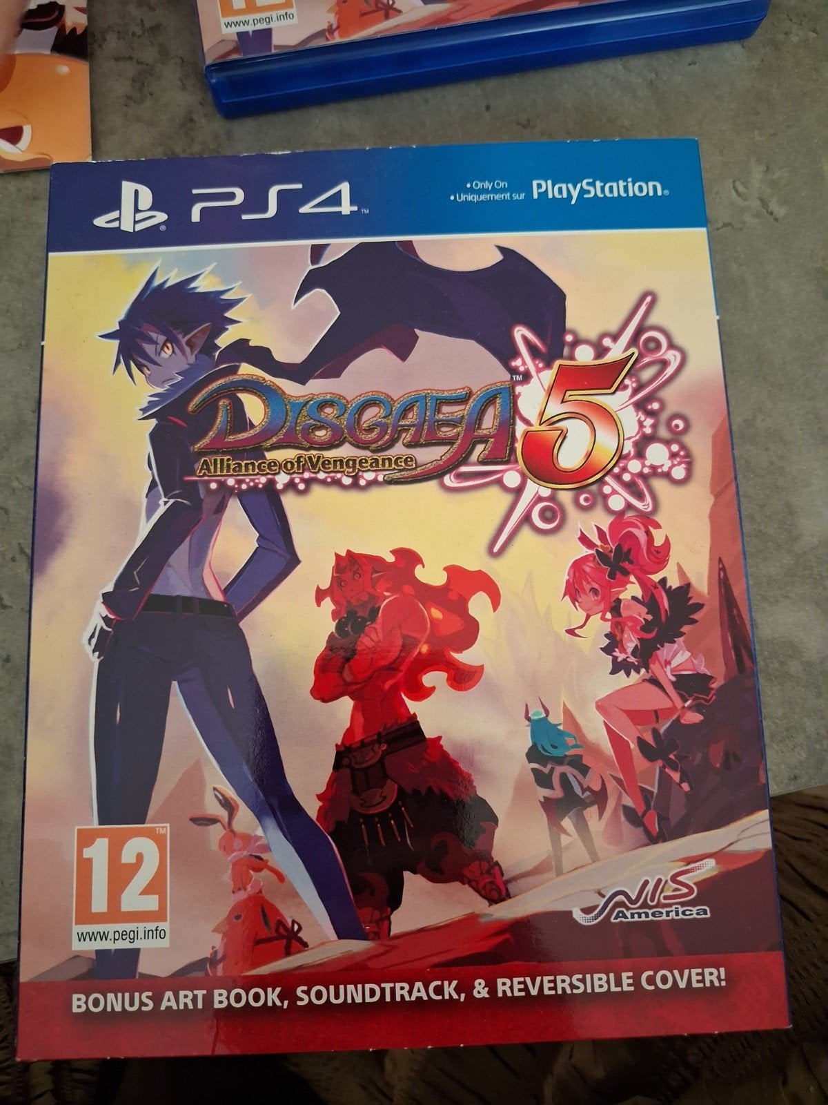 Disgaea 5 Alliance of Vengeance PS4 - Bonus Art, Soundtr, 1 speler, Ophalen of Verzenden, Zo goed als nieuw, Role Playing Game (Rpg)