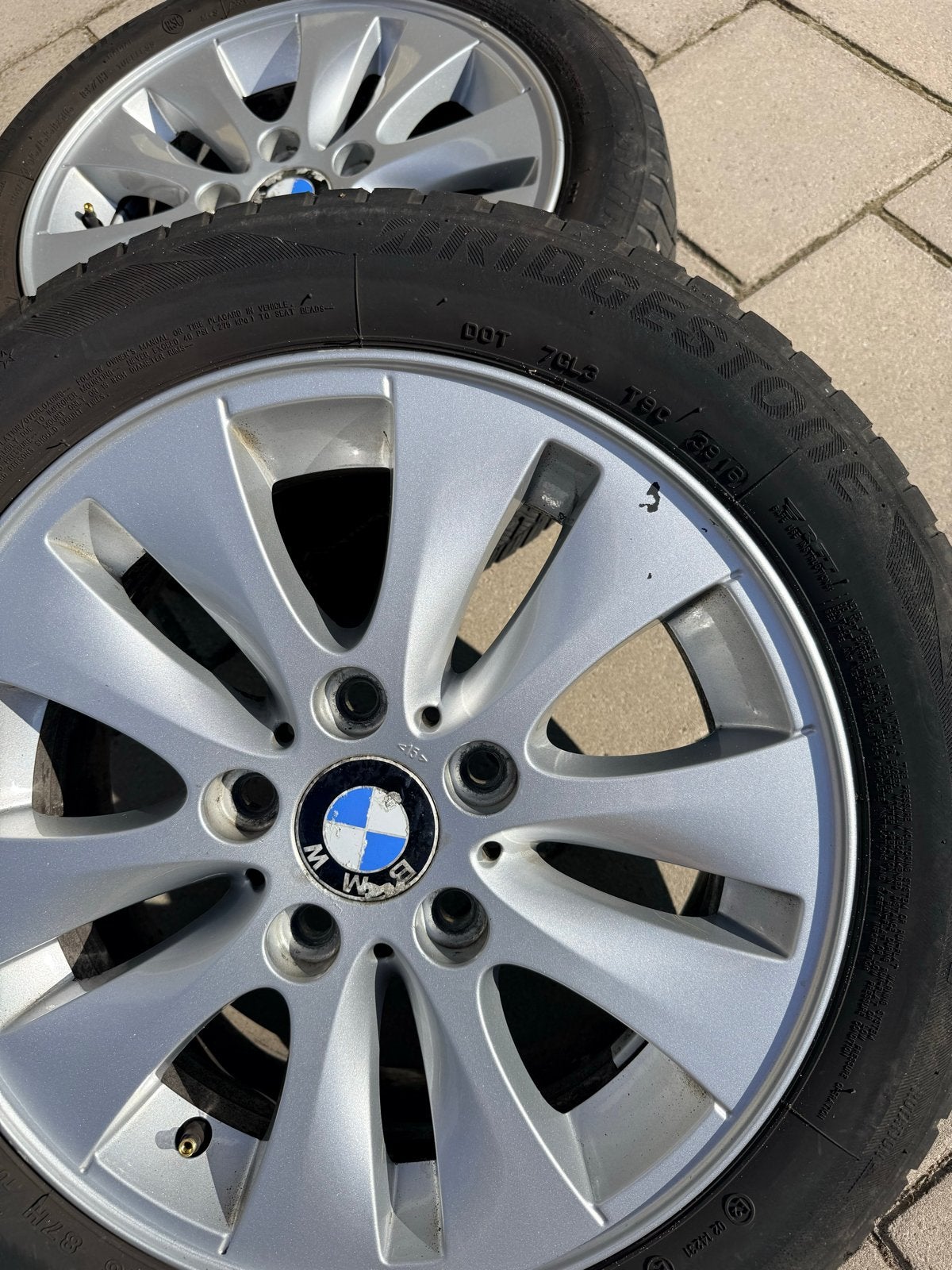 BMW velgen met winterbanden - 16 inch, Auto-onderdelen, Banden en Velgen, Ophalen, Gebruikt, 16 inch, Banden en Velgen