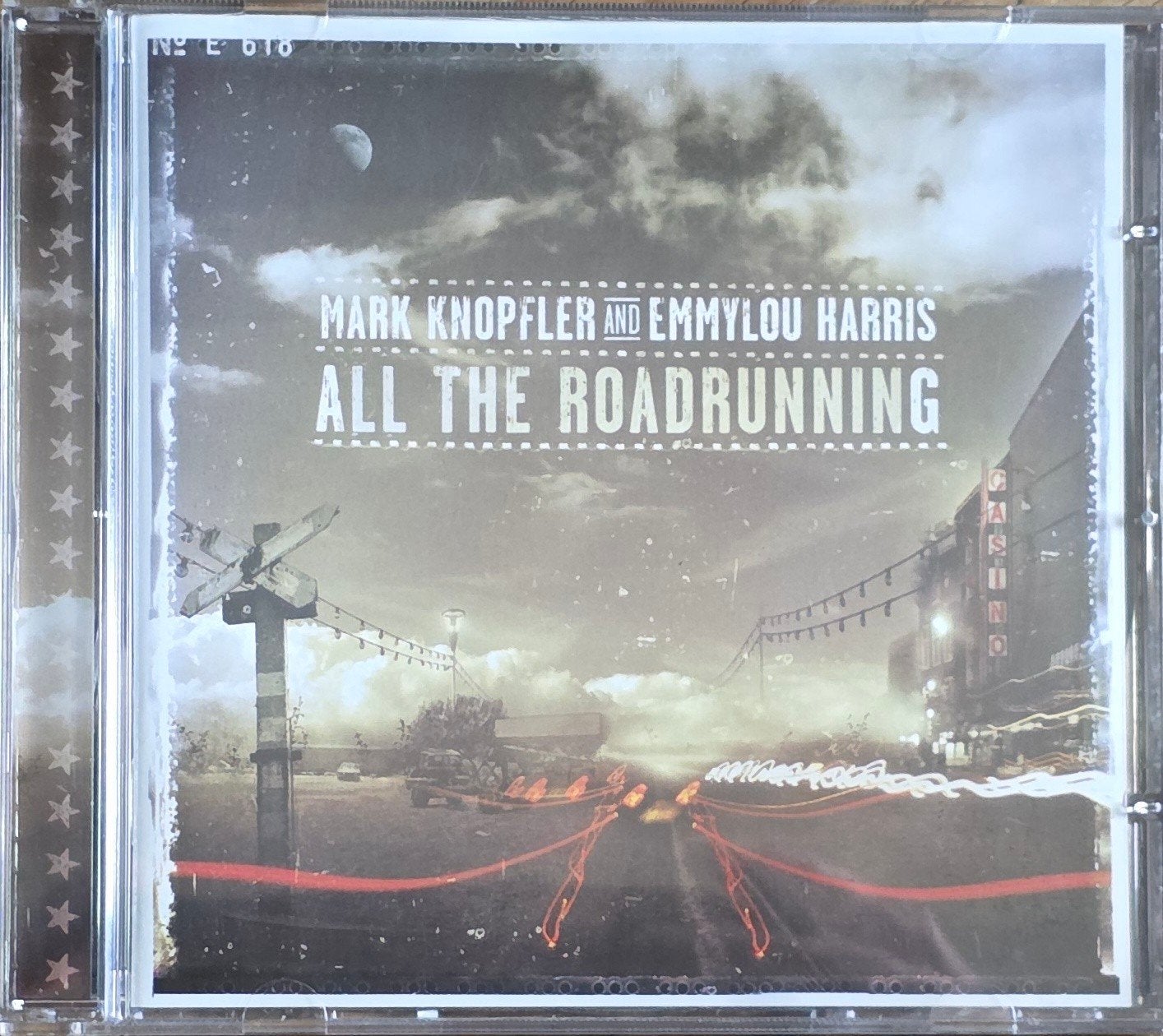 Mark Knopfler & Emmylou Harris - All The Roadrunning CD, Inclusief boekje, Ophalen of Verzenden, Zo goed als nieuw, Folk