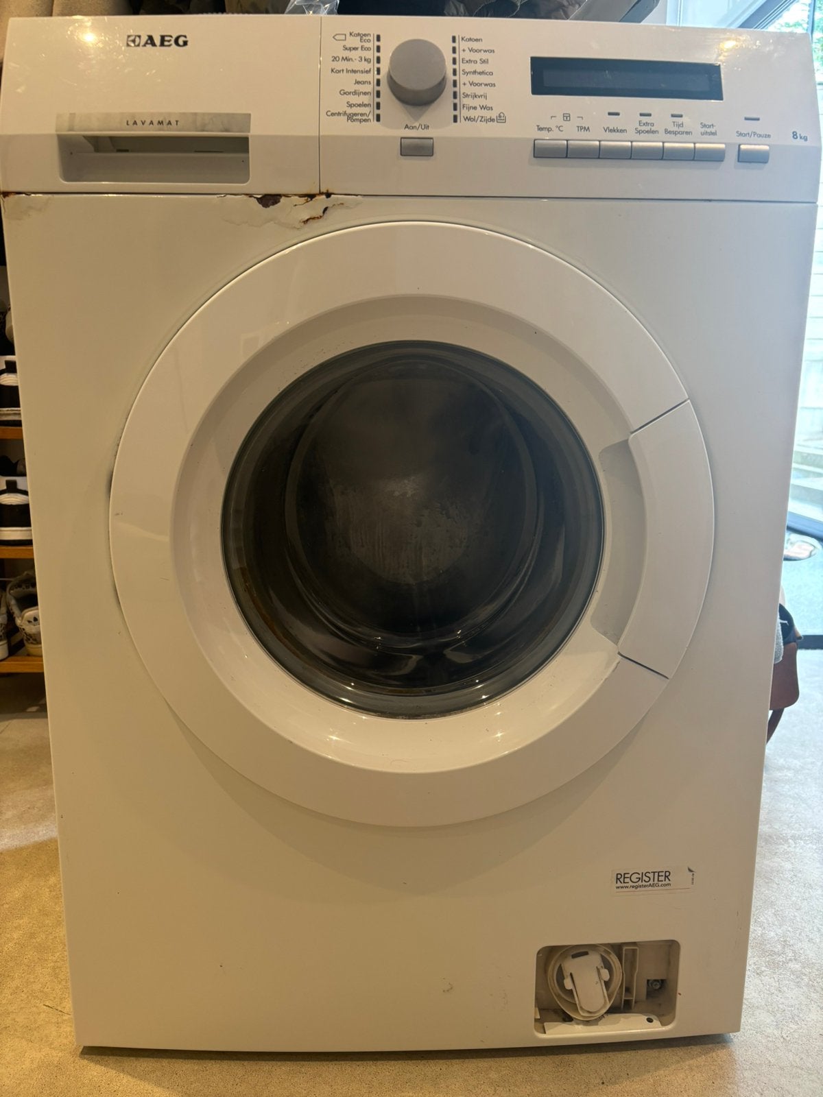 AEG Lavamat wasmachine - goed werkend, Witgoed en Apparatuur, Ophalen, Gebruikt, Voorlader, 85 tot 90 cm