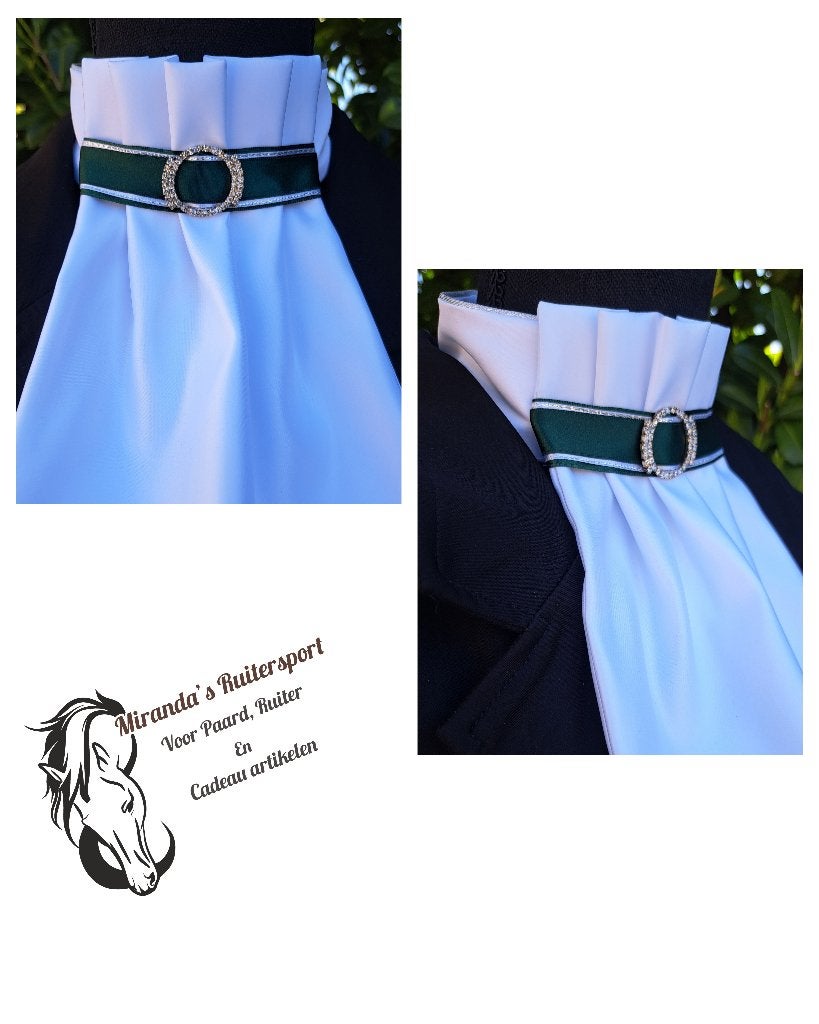 Nieuw Made by Lique plastron Harmonica Groen (1), Dressuur, ., Nieuw, Ophalen of Verzenden