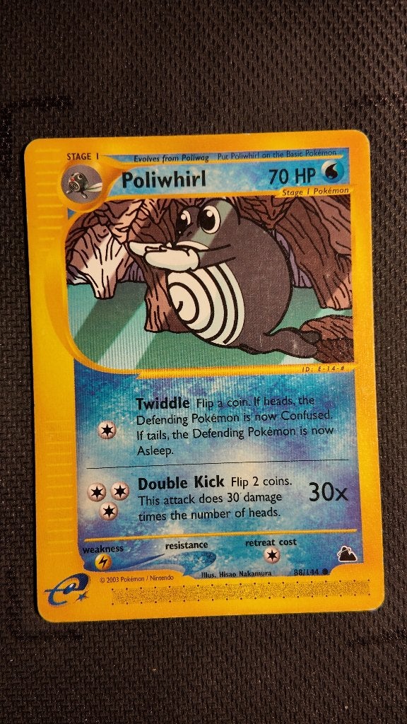 Poliwhirl 88 Skyridge | Pokemon kaart, Ophalen, Zo goed als nieuw, Losse kaart
