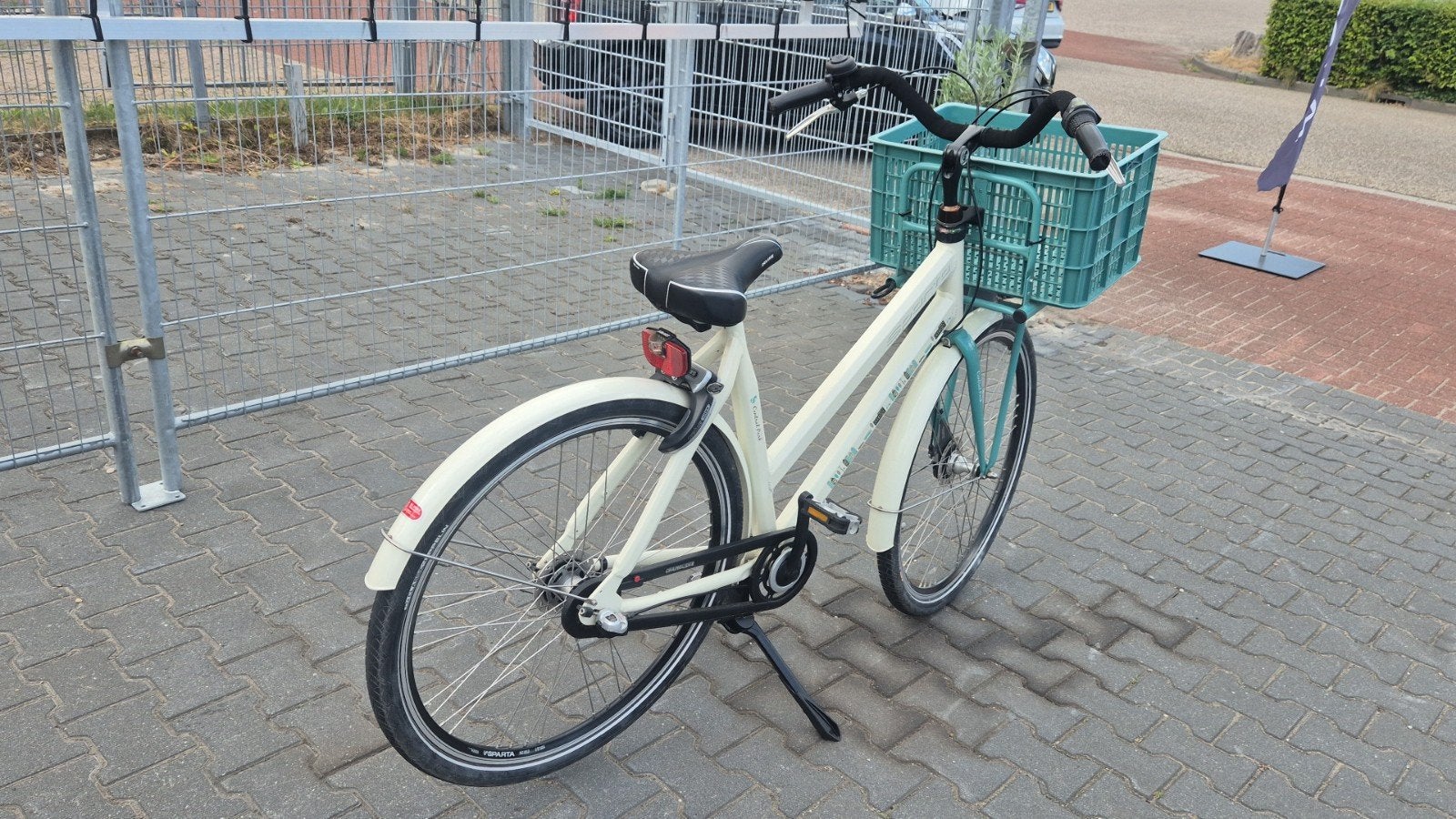 Sparta Central Park Damesfiets met Mand en Versnelings  - Zo, Ophalen, Sparta, 53 tot 56 cm, Velgrem