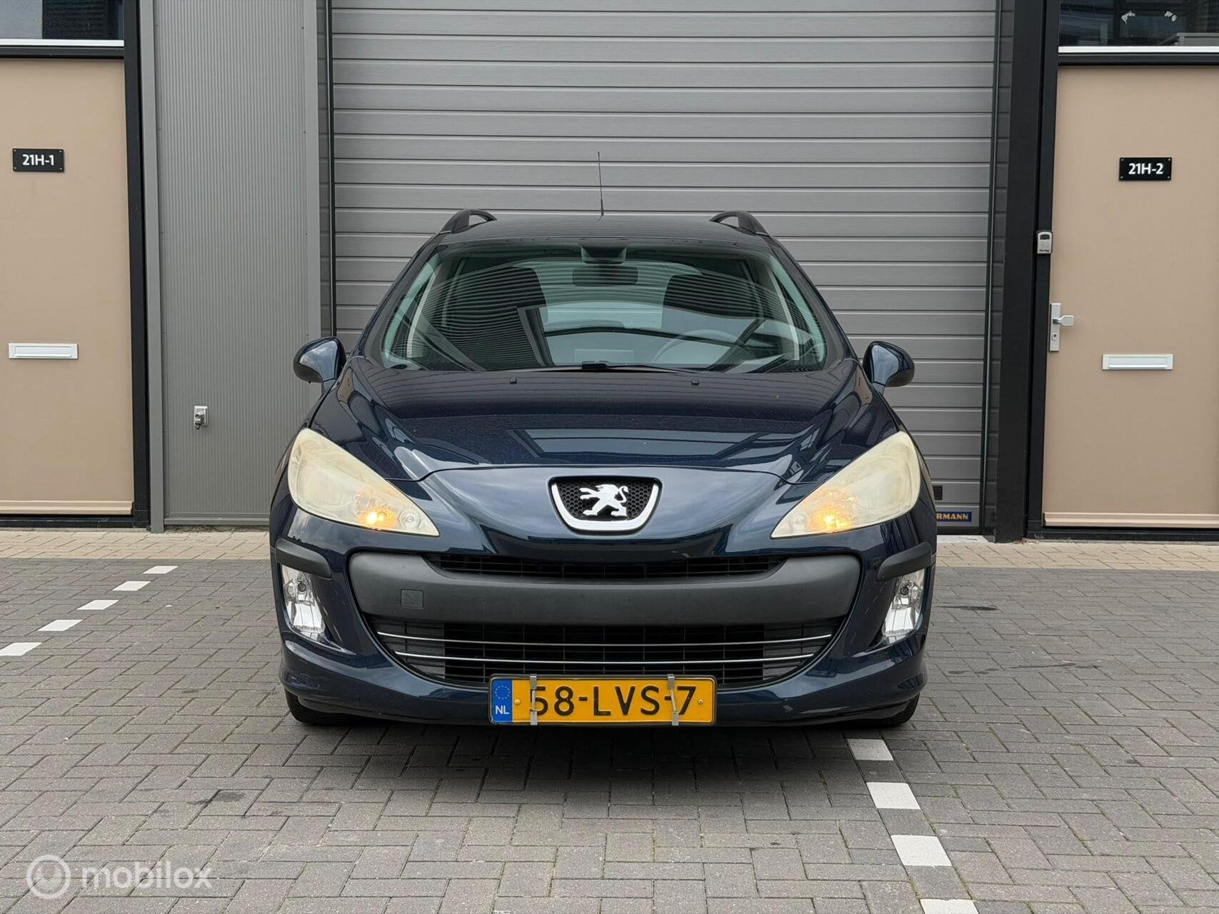 Peugeot 308 SW 1.6 VTi X-Line | Trekhaak | Airco | Apk 2027, Auto's, Voorwielaandrijving, 4 cilinders, 715 kg, Blauw