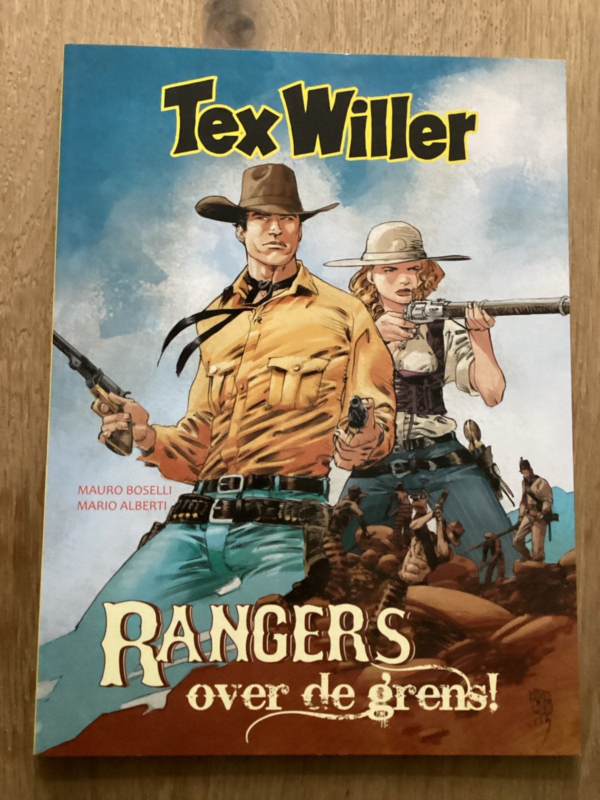 Tex Willer - Rangers over de grens! (In goede staat), Boeken, Eén stripboek, Ophalen of Verzenden, Gelezen