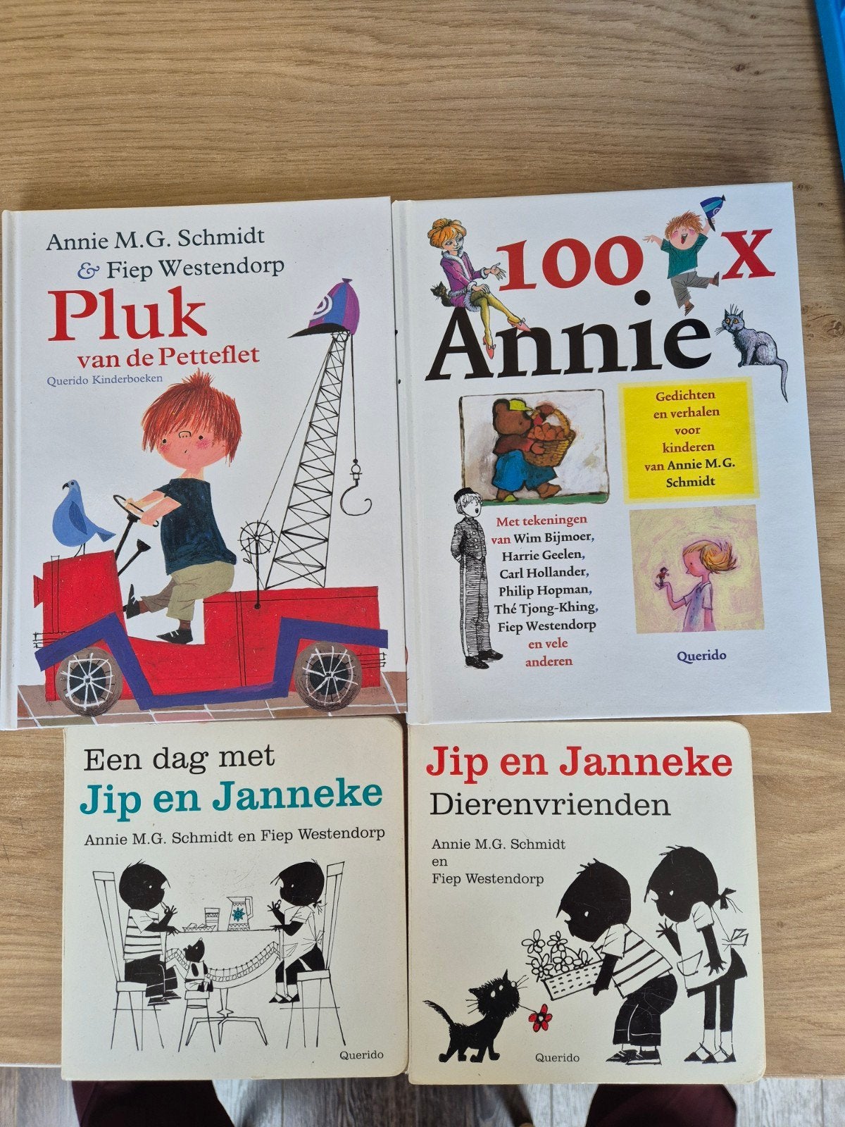 Annie M.G. Schmidt Kinderboeken - Pluk, Jip en Janneke, Ophalen of Verzenden, Gelezen, Annie M.G. Schmidt & Fiep Westendorp, Fictie algemeen