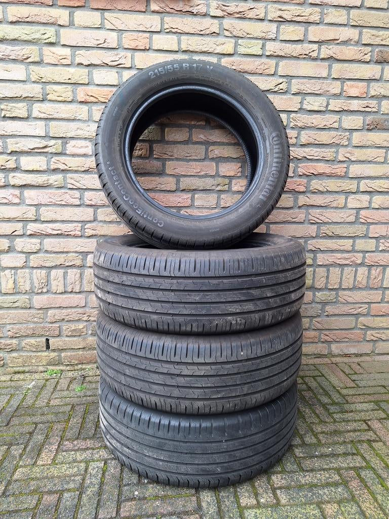4 goede zomerbanden van Continental., Ophalen, 215 mm, 17 inch, Band(en)