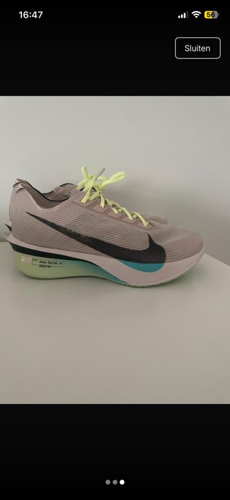 Nike Vaporfly 4 maat 38, Ophalen of Verzenden, Zo goed als nieuw, Hardloopschoenen, Nike