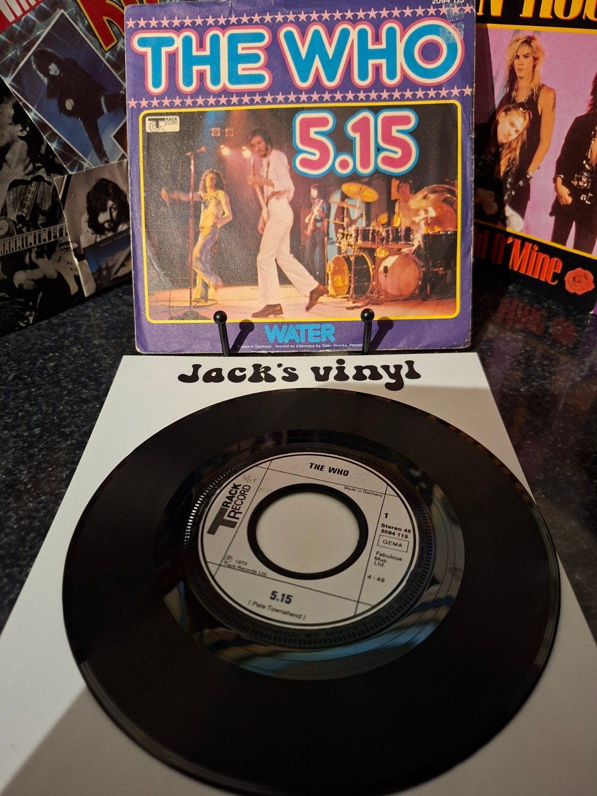 The Who - 5.15 (Vinyl Single)  1973, Gebruikt, 7 inch, Ophalen of Verzenden, Beschermende buitenhoes