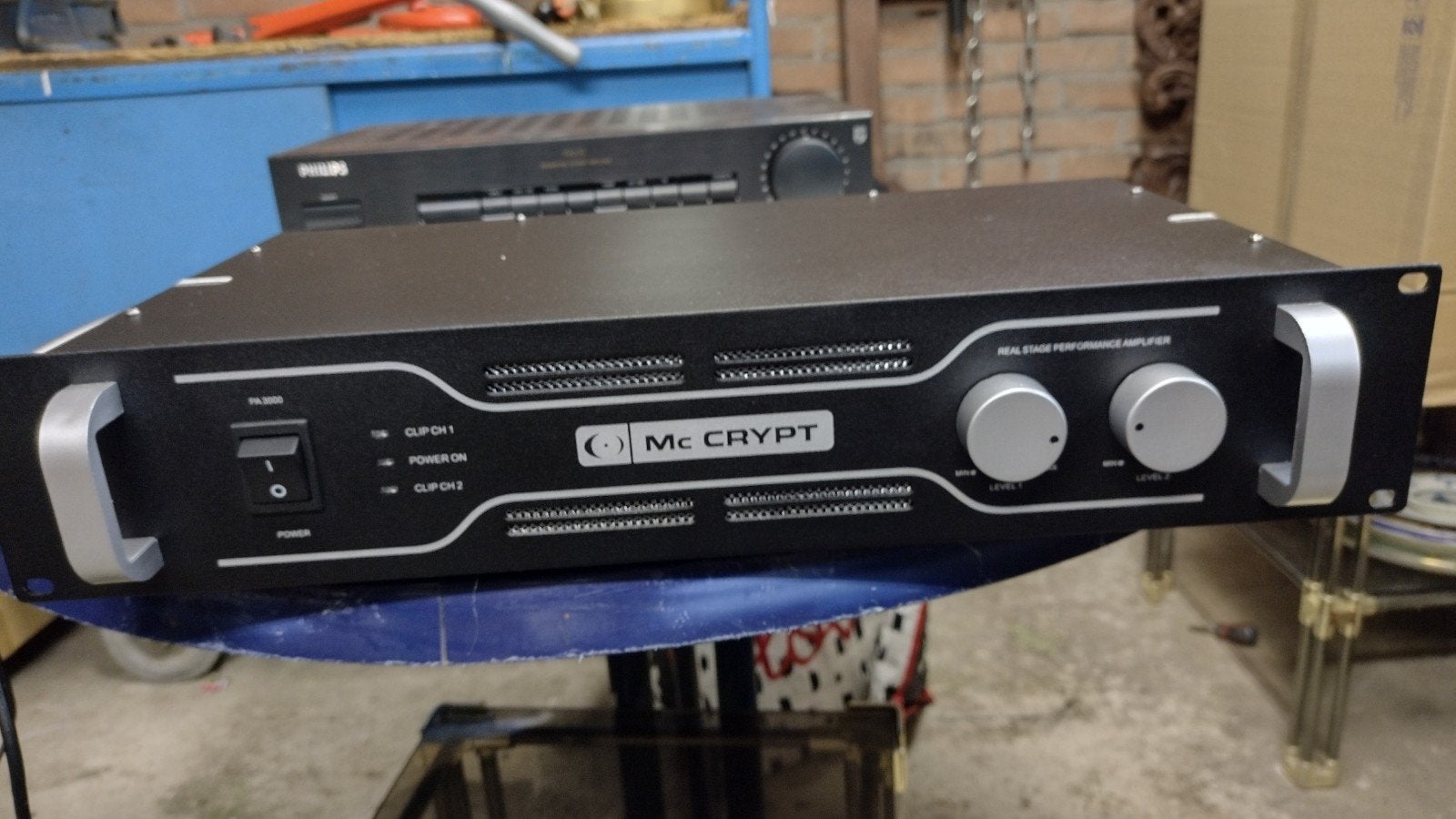 Mc Crypt PA 3000 Eindversterker - Nazien, Overige merken, Ophalen of Verzenden, Niet werkend, 120 watt of meer
