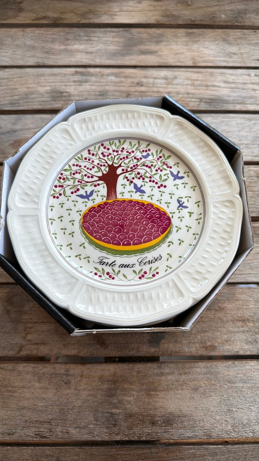 Gien LES TARTES, Ophalen of Verzenden, Zo goed als nieuw, Bord(en), Overige stijlen