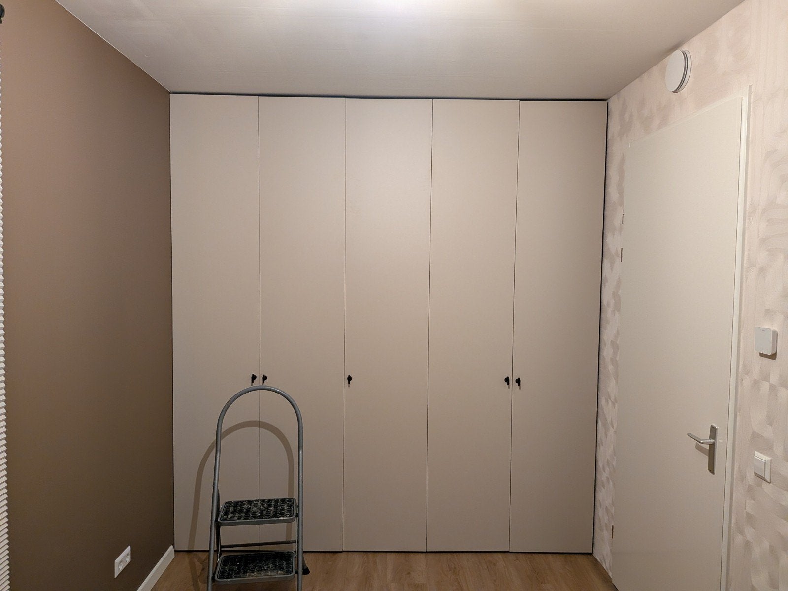 PAX Kastdeuren Sandbeige 266x50cm - 2x Links, 6x Rechts, Ophalen, 50 tot 75 cm, 50 tot 100 cm, 200 cm of meer