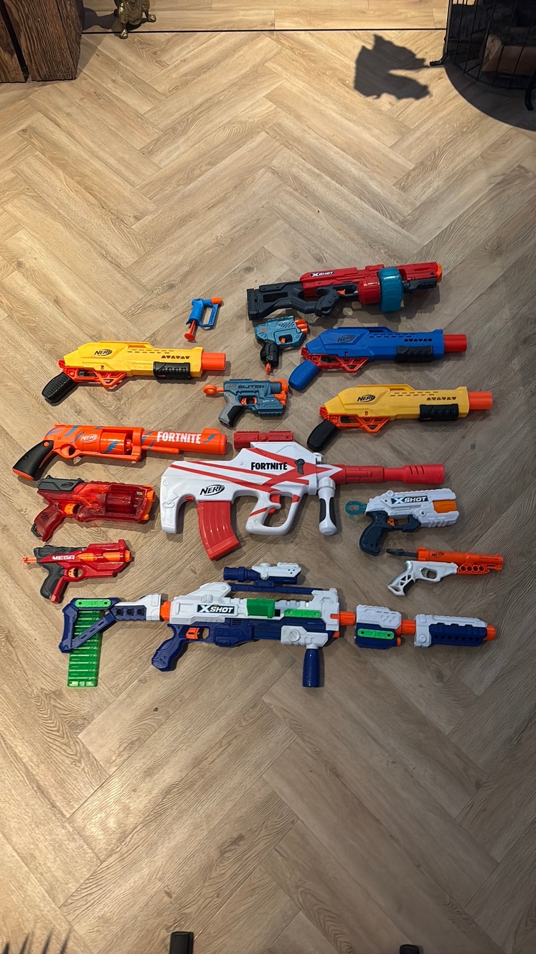 Nerf guns alle kleuren en maten, Ophalen, Gebruikt