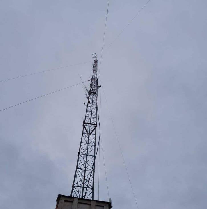 2x 24m Constructiemast incl lier, Ophalen, Antenne