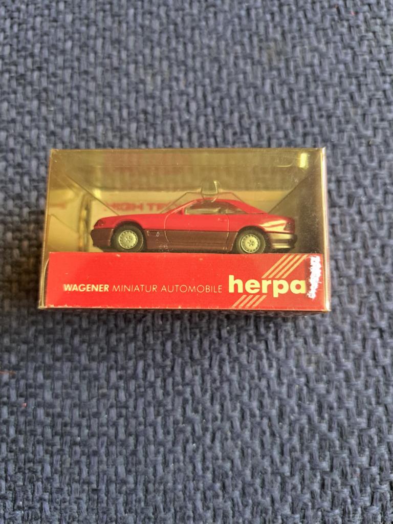 Herpa model mercedes benz 500 sl, Gebruikt, Auto, West germany, N.b
