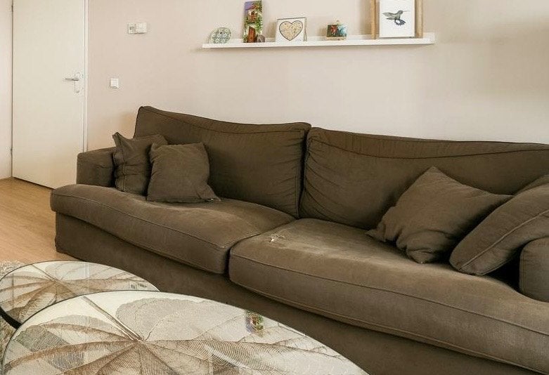 Bank - gratis af te halen Amsterdam de Pijp, Ophalen, 250 tot 300 cm, Gebruikt, 75 tot 100 cm