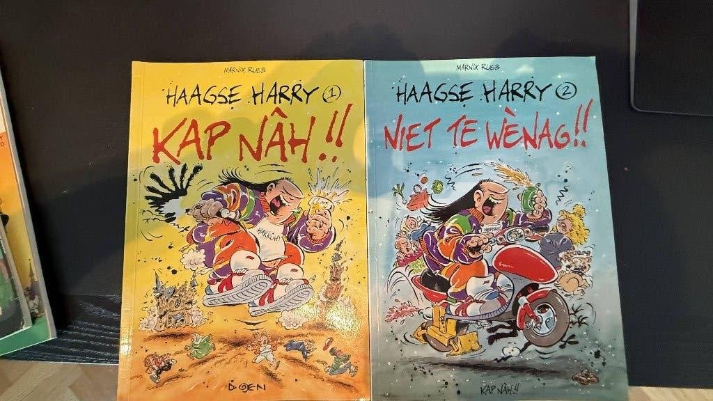 Haagse Harry 1 & 2, Ophalen, Zo goed als nieuw, Marnix Rueb, Meerdere stripboeken
