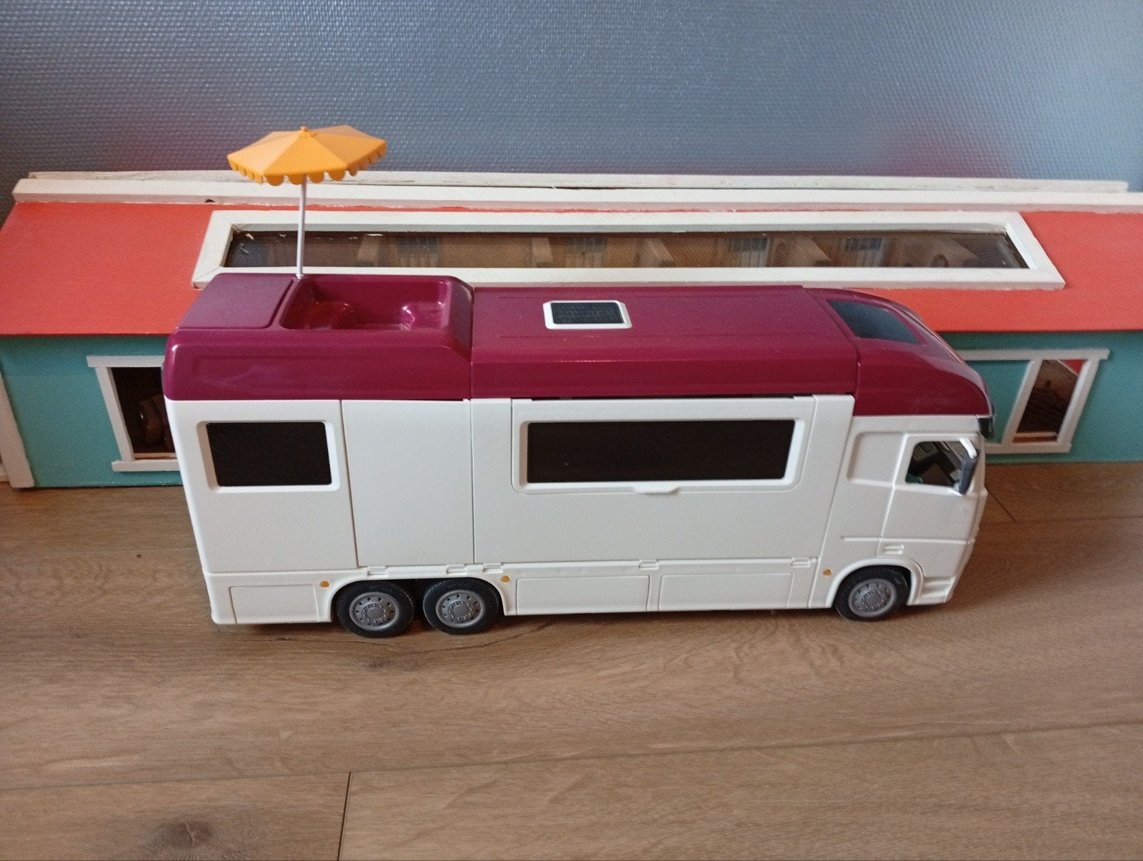 20. schleich paardenvrachtwagen set 42619, Ophalen of Verzenden, Gebruikt, Paard, Beeldje of Figuurtje
