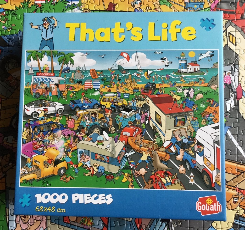 That's Life puzzels, Ophalen of Verzenden, 500 t/m 1500 stukjes, Zo goed als nieuw, Legpuzzel