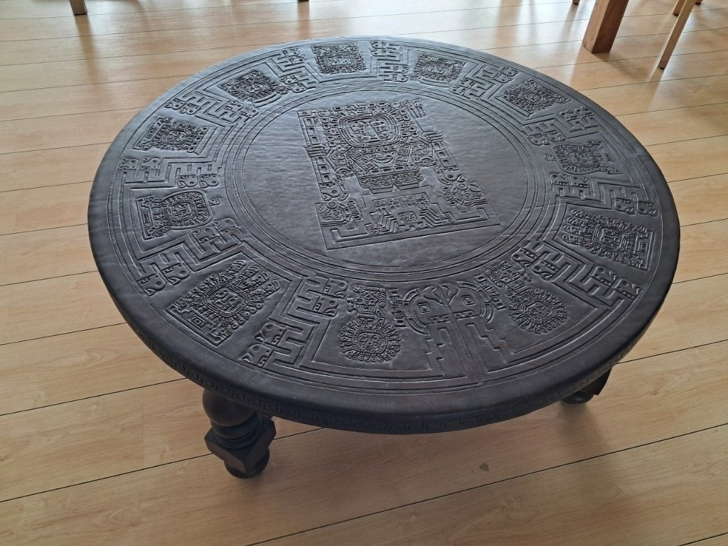 Vintage Angel Pazmino Salontafel uit Zuid-Amerika, Ophalen, Rechthoekig, 100 tot 150 cm, 50 tot 100 cm