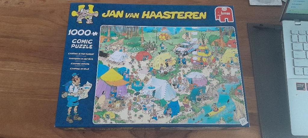 Jan van Haasteren, kamperen in het bos, Ophalen, 500 t/m 1500 stukjes, Zo goed als nieuw