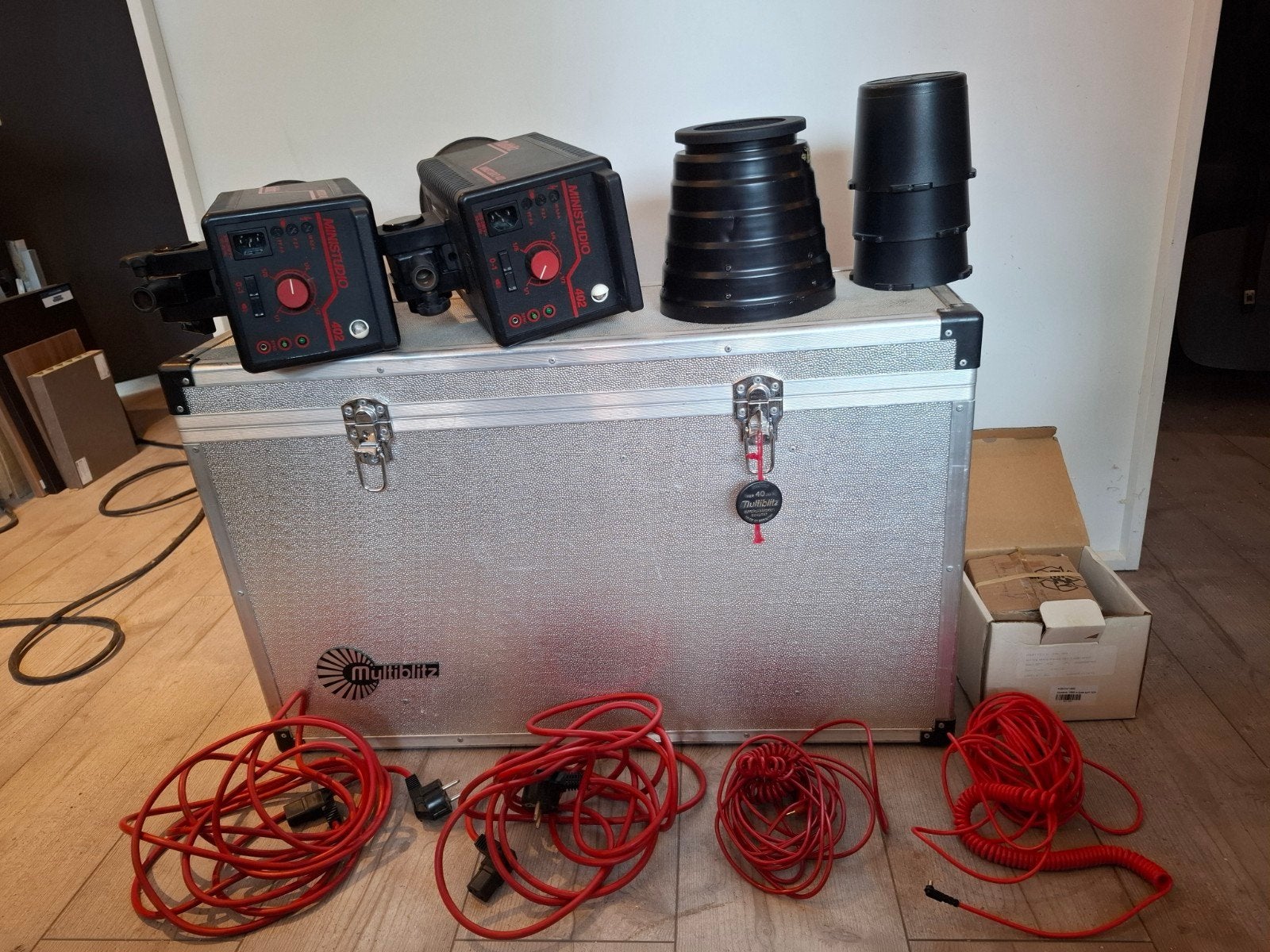 Multiblitz Ministudio 402 Flitsset met Koffer, Ophalen of Verzenden