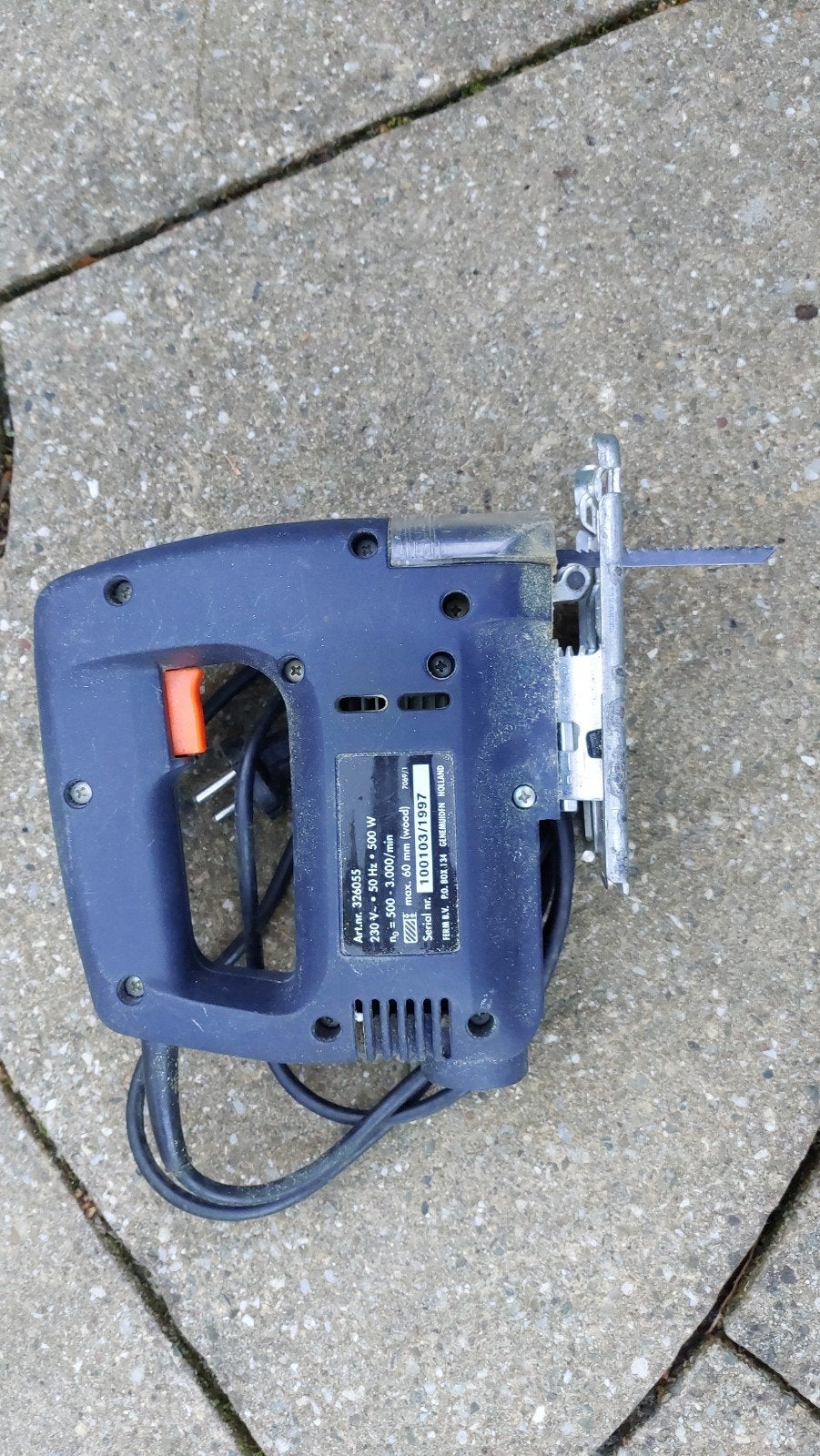 Ferm Decoupeerzaag JSV-600P - Gebruikt, Gebruikt, Decoupeerzaag, 600 tot 1200 watt, Ophalen of Verzenden